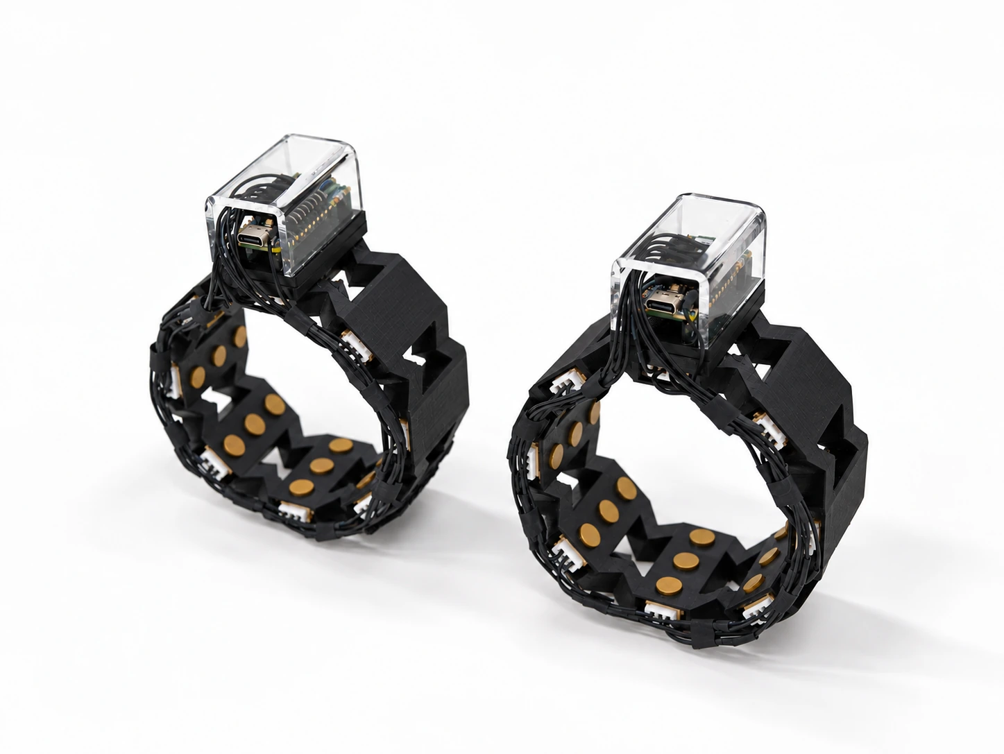 Two wearable EMG armbands